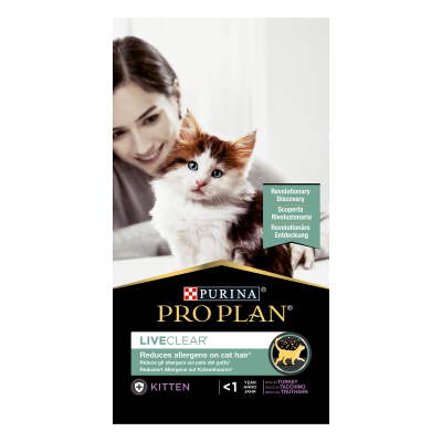 Purina Pro Plan LiveClear Kitten Turkey 1.4 kg - Shop at Vivapets