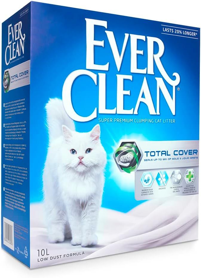 Ever Clean Areia Auto Aglomerante Total Cover - Compre na Vivapets