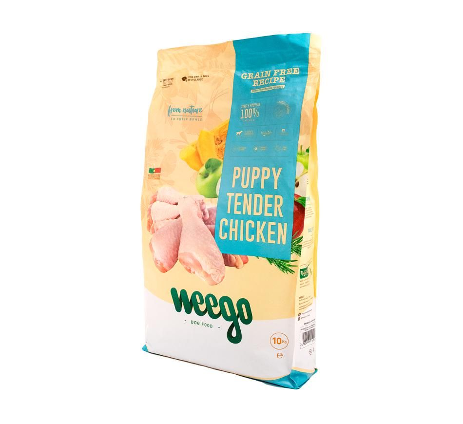 WEEGO Hunde-Trockenfutter - Chicken & Pomegranate, 3 Kg, Für Welpen Bis 18 Monate
