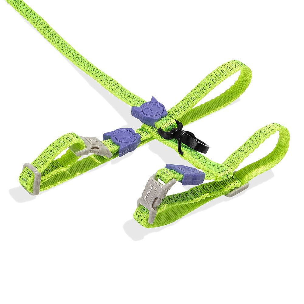 【neko 】 Zee.Dog Conjunto de Peitoral e Trela Nox Lumen - Vivapets