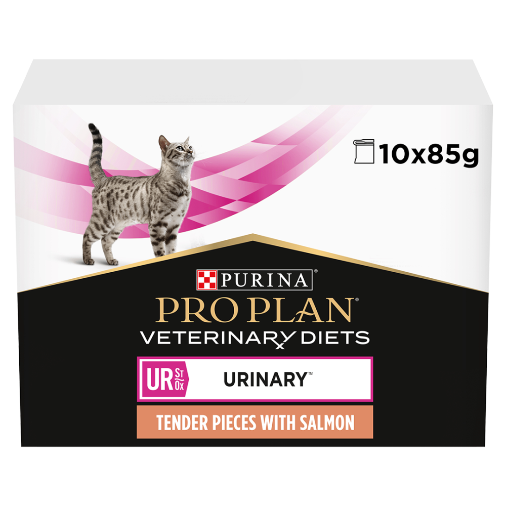 Purina Pro Plan Veterinary Diets Cat UR Urinary Salmon Sachets (10