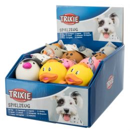 thumbnail image 2 of Trixie Pet Toys – Set Of 3 Latex Balls With Long Tails & Squeaker – Medium 2 of 6