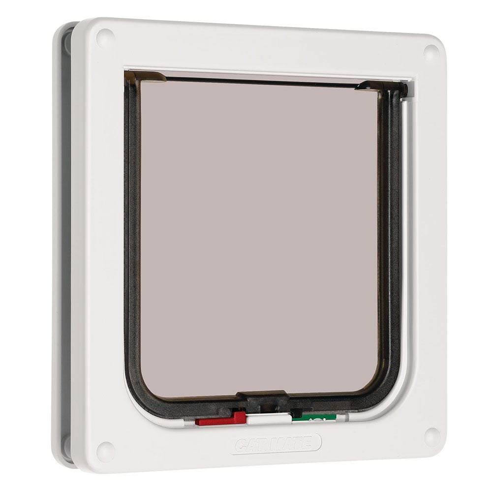 Pet Mate Cat Flap Door “4 Positions” White