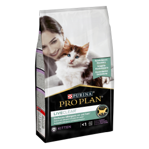 Purina Pro Plan Cat LiveClear - Alimento Seco para Gatito con Pavo 1.4 kg