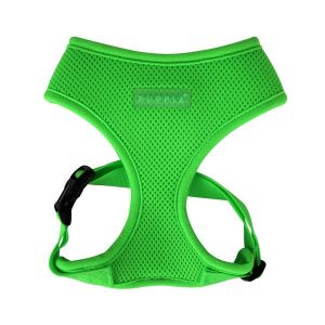 Puppia Neon Soft Harness A Green