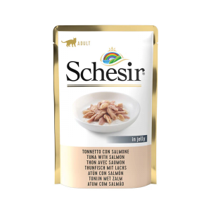 Schesir Cat Tuna with Salmon in Jelly (5 x 85 g)